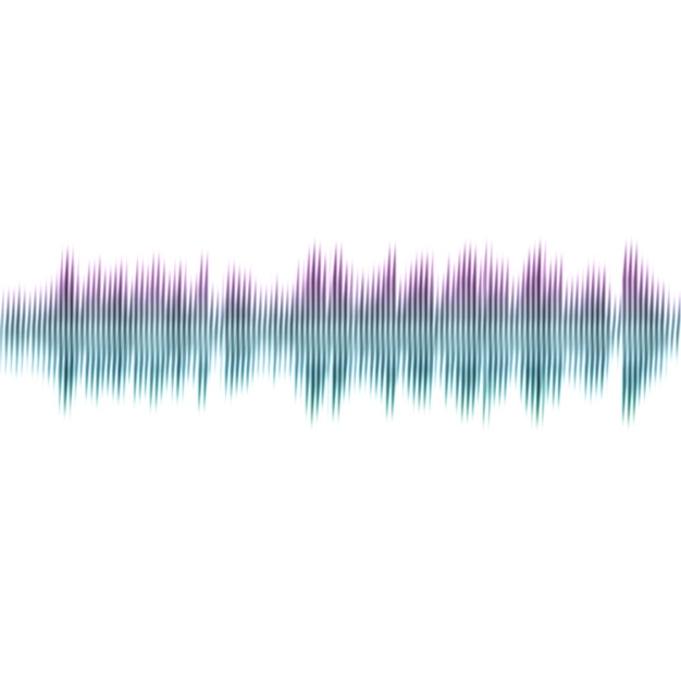 PSD sound wave colorful sound waves for party