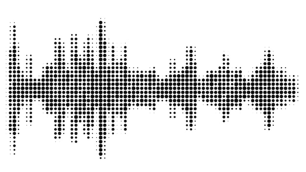 PSD sound wave effect sound wave ilustration