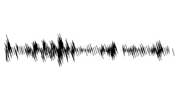 PSD sound wave effect sound wave ilustration