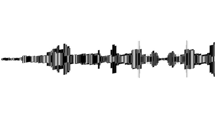 PSD sound wave effect sound wave ilustration