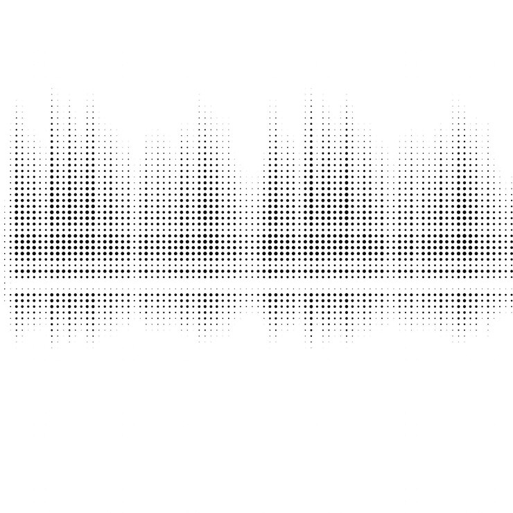 PSD sound wave effect sound wave ilustration