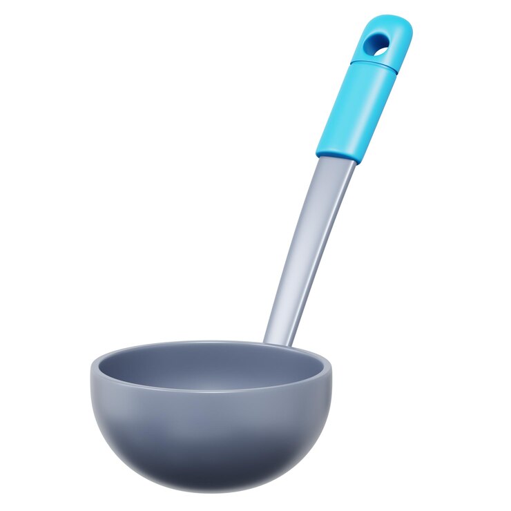 PSD soup ladle 3d illustration
