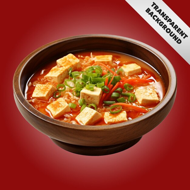 PSD soup tofu png transparent background