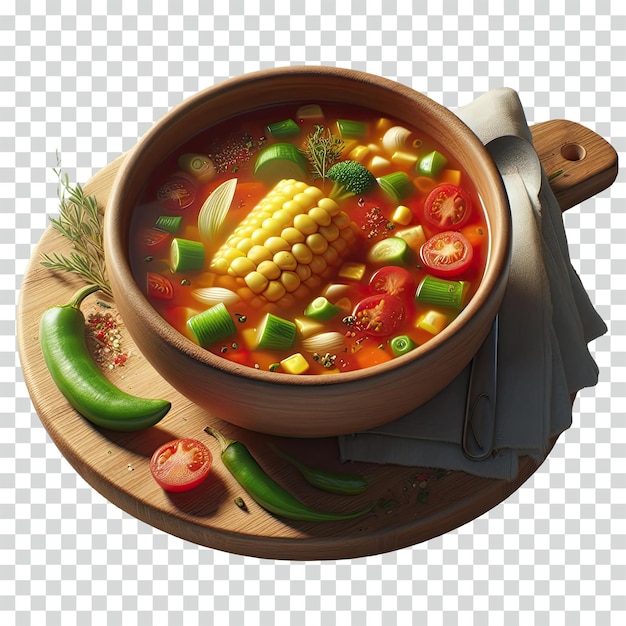 PSD soup transparent background