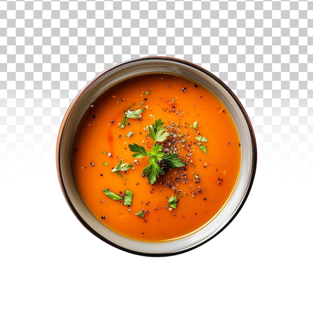 PSD soup on transparent background