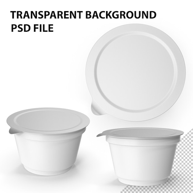 PSD tazza di panna acida png