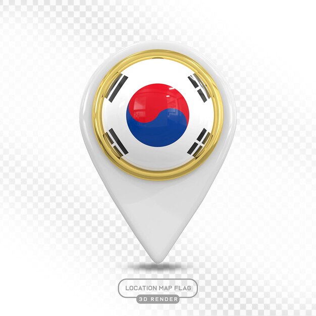 韓国 3D マップマーカー