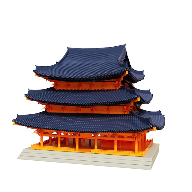 한국의 3D 일러스트레이션