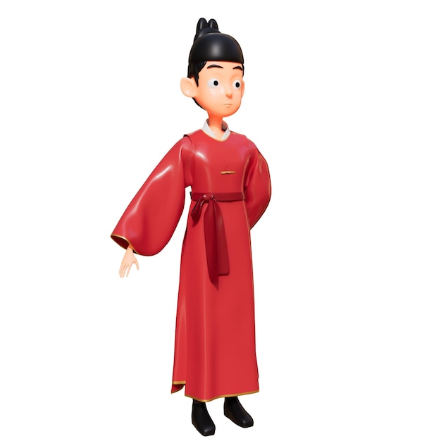south korean 3d illustration