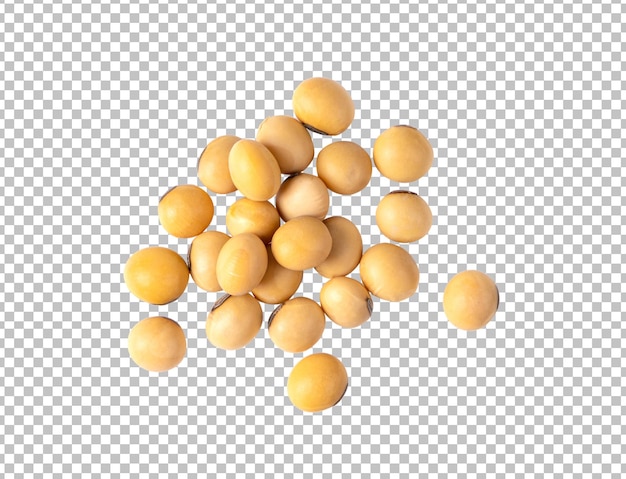 PSD soybean isolated on alpha layer