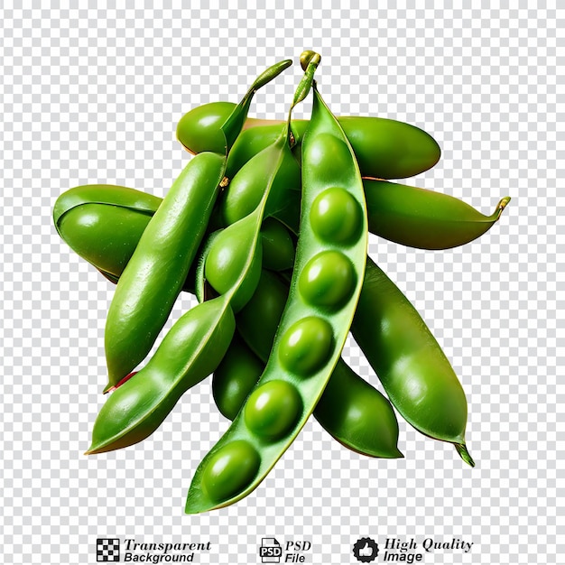 PSD soybeans isolated on transparent background