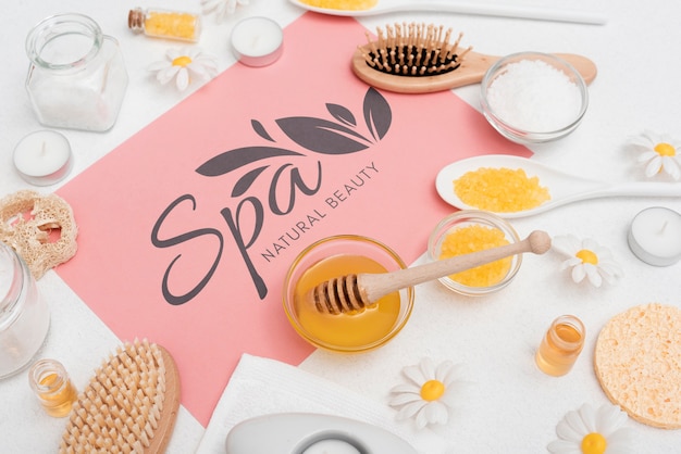 Spa beauty care with natural products
