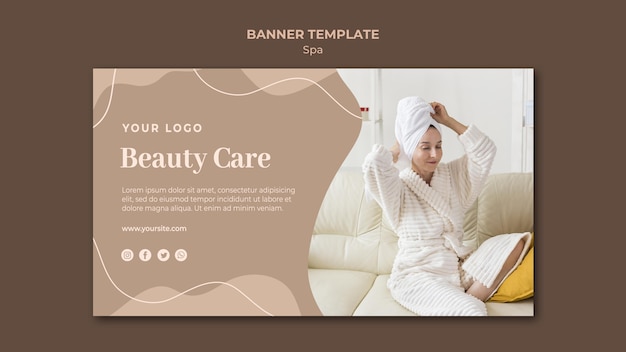 Spa concept banner template