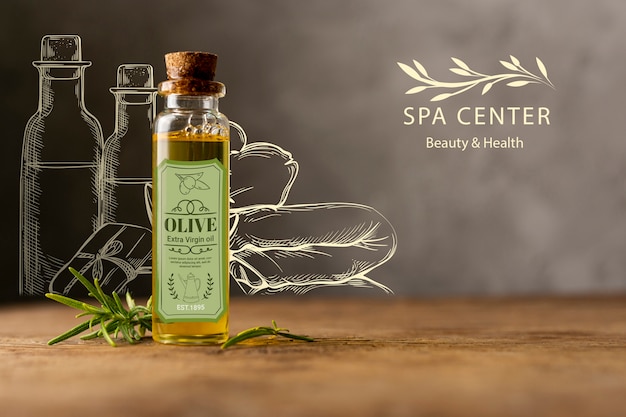 Spa treatment with natural cosmetics
