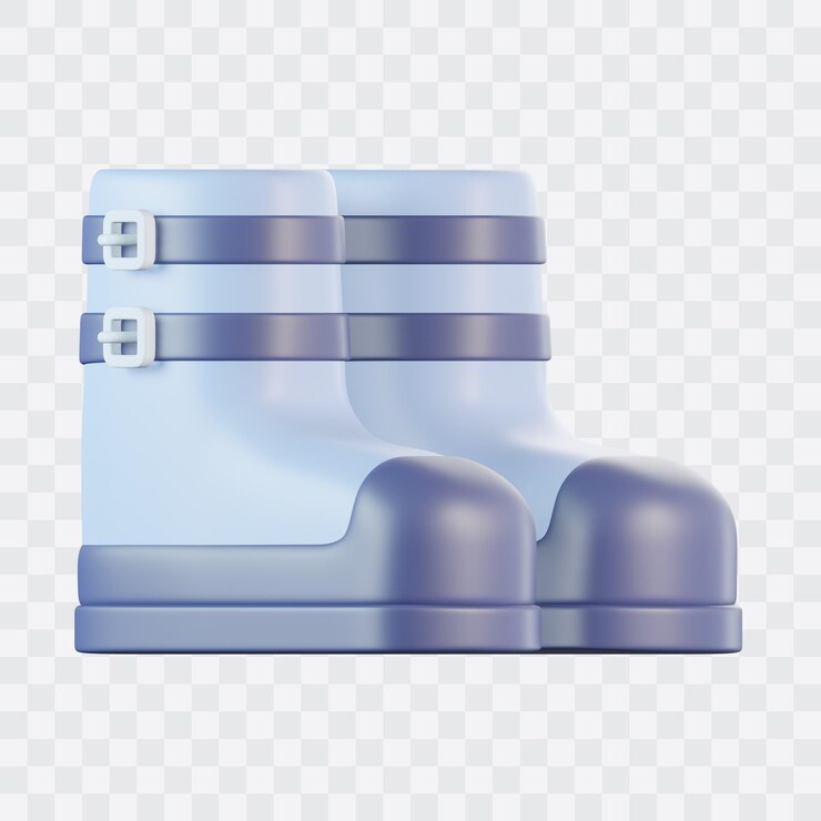 PSD 우주 부츠 3d 아이콘