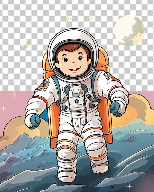 PSD illustrazione png del concetto spaziale