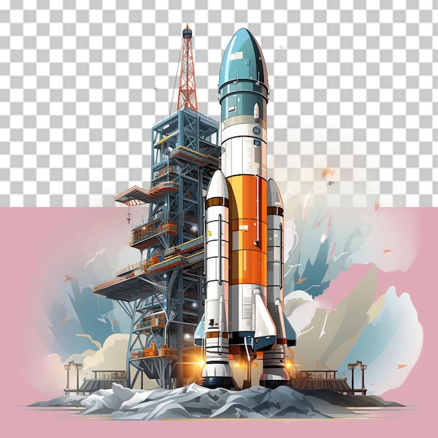 PSD illustrazione png del concetto spaziale