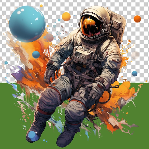 PSD space day png illustration