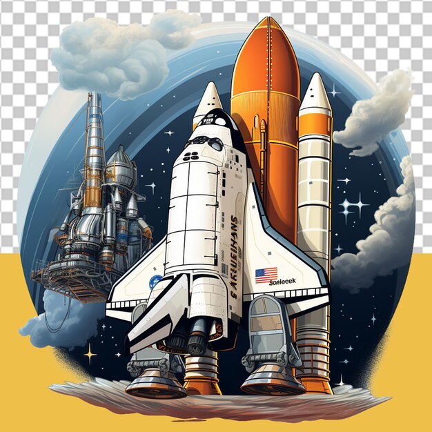 PSD space day png illustration