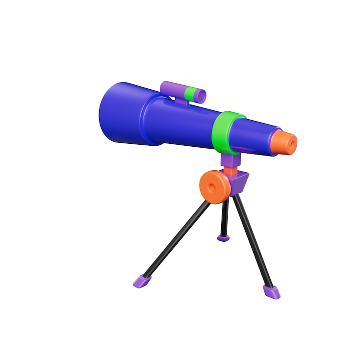 PSD space exploration 3d illustration