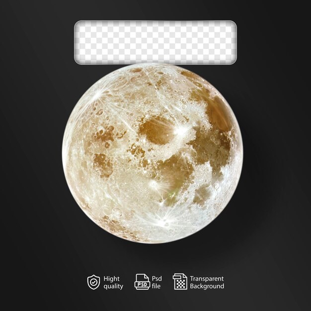 space planet transparent file in 3d rendering