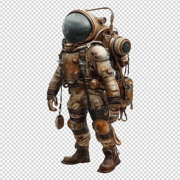 PSD space scavenger isolated on transparent background