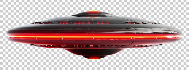 PSD spaceship isolated on transparent background png psd