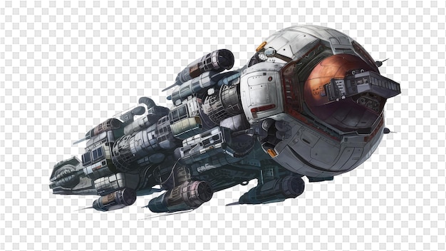 PSD a spaceship with a star wars design on it