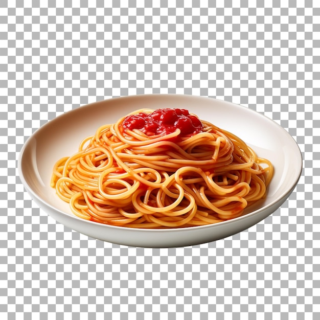 PSD spaghetti na przezroczystym tle