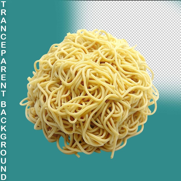PSD spaghetti con salsa bolognese isolati su sfondo bianco