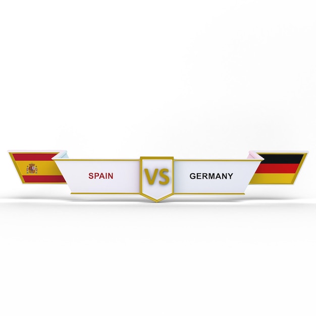 Spain VS Germany World Cup Match