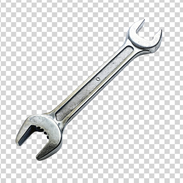 Spanner or wrench isolated on a transparent background