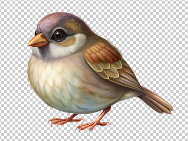 PSD sparrow bird