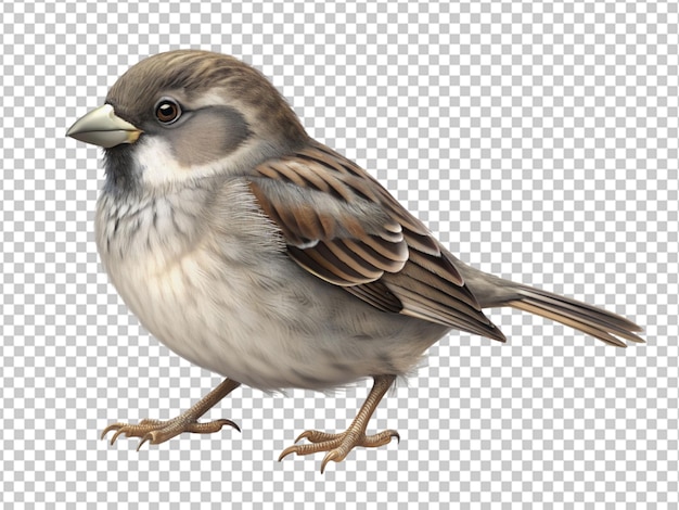 PSD sparrow bird