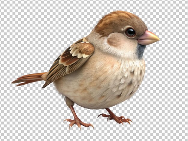 PSD sparrow bird