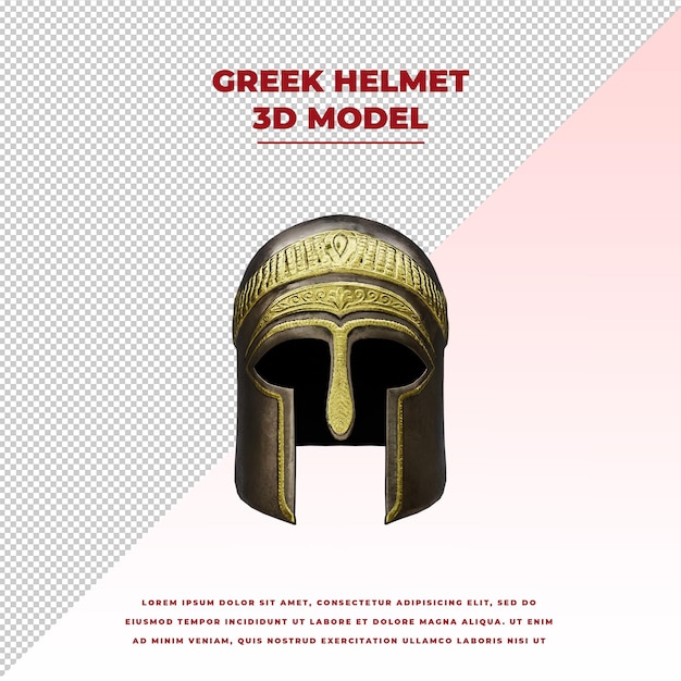 Spartan greek helmet