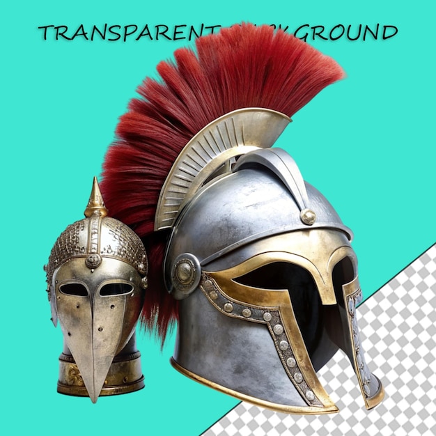 Spartan warrior in helmet