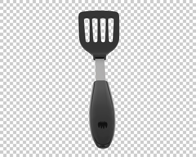 Spatula on transparent background 3d rendering illustration