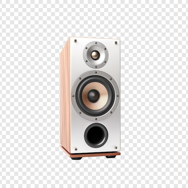 Speaker isolated on transparent background