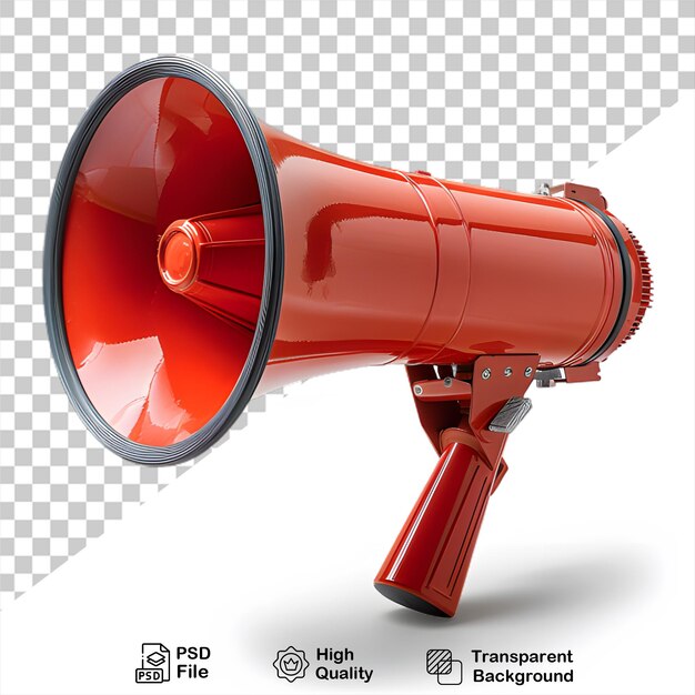 PSD a speaker for a megaphone on transparent background