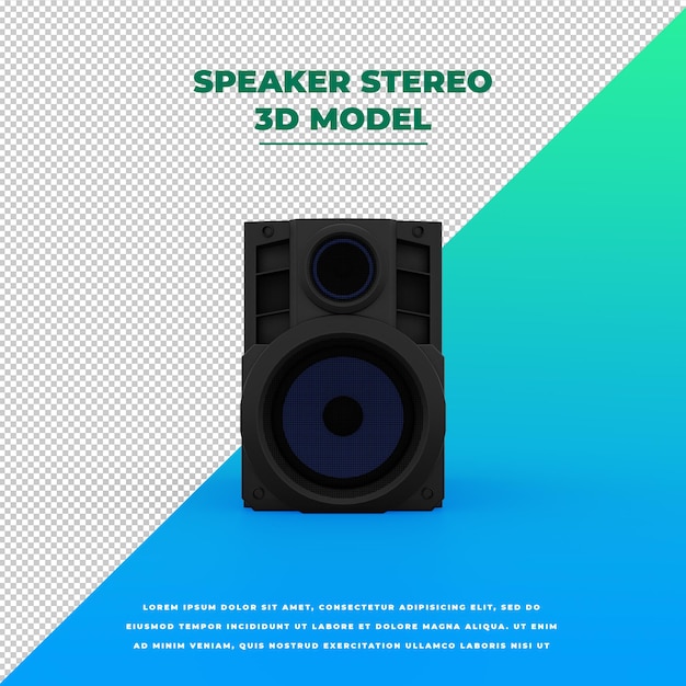 Speaker stereo