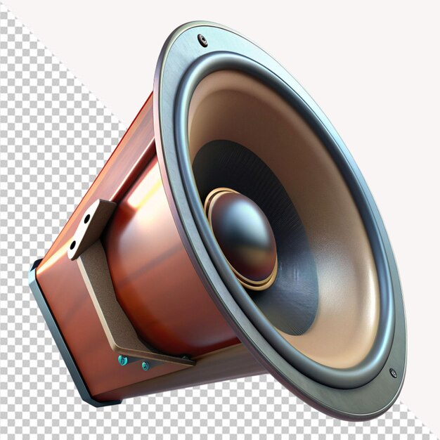 Speaker on transparent background