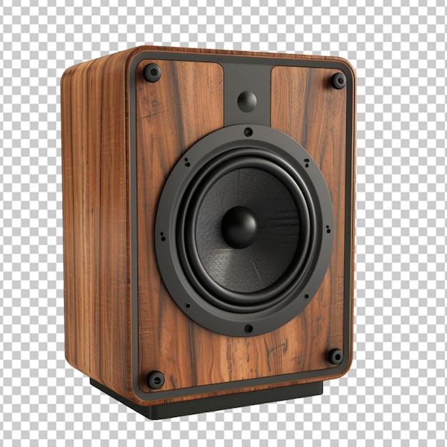 PSD speakers isolated on transparent background