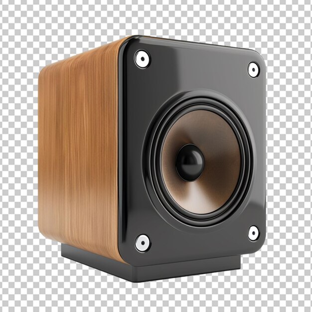 PSD speakers isolated on transparent background