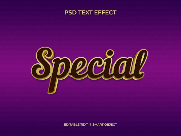 PSD speciaal teksteffect