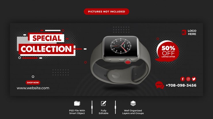 PSD special collection facebook cover template