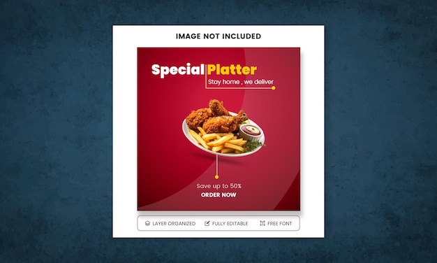 Special delicious chicken Instagram post
