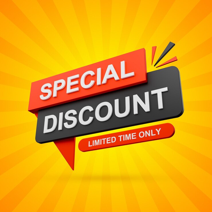 PSD special discount offer banner