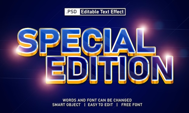 special edition text effect