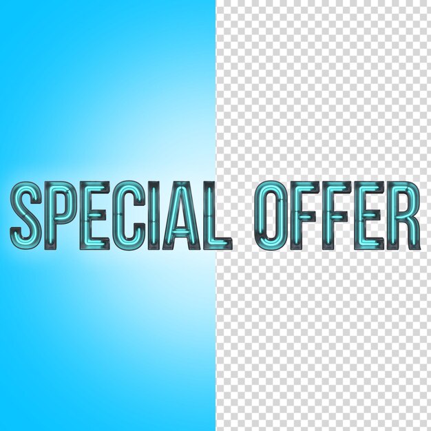 Offerta speciale neon 3d